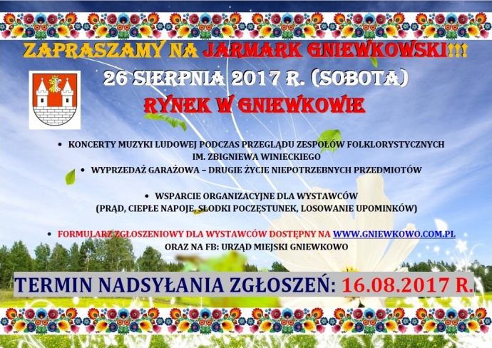 LGD Czarnoziem na Soli - Jarmark Gniewkowski - 26.08.2017 Zapraszamy !