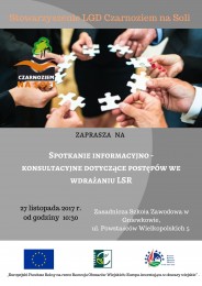 LGD Czarnoziem na Soli - Spotkanie informacyjne na temat postępów we wdrażaniu LSR w ZSZ w Gniewkowie