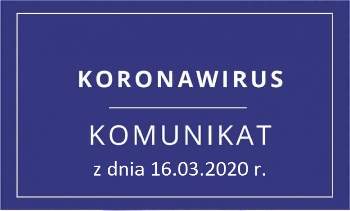 LGD Czarnoziem na Soli - Komunikat dotyczący funkcjonowania biura LGD z dnia 16.03.2020 r.