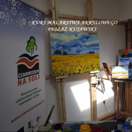 LGD Czarnoziem na Soli - Zapraszamy na internetowy kurs malarstwa akrylowego - pejzaż kujawski!