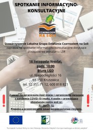 LGD Czarnoziem na Soli - Zapraszamy na spotkanie informacyjno-konsultacyjne