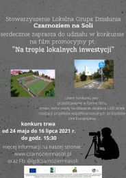 LGD Czarnoziem na Soli - "Na tropie lokalnych inwestycji" - pokaż jak wypiękniała Twoja okolica dzięki funduszom unijnym! 