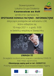 LGD Czarnoziem na Soli - Spotkanie informacyjno - konsultacyjne dotyczące postępów we wdrażaniu LSR!