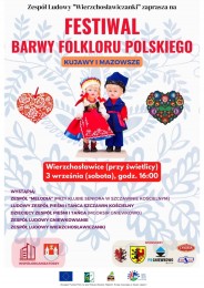 LGD Czarnoziem na Soli - Festiwal BARWY FOLKLORU POLSKIEGO - zapraszamy do Wierzchosławic (gm. Gniewkowo)