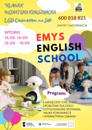 LGD Czarnoziem na Soli - Zapraszamy na warsztaty językowe pn. „EMYS ENGLISH SCHOOL”